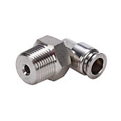 Pneumatic Push-to-connect Fitting: elbow (PN# ME8M-38R-SS)