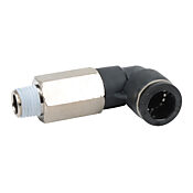 Pneumatic Push-to-connect Fitting: 5/pk, long elbow (PN# MEL12-14N)