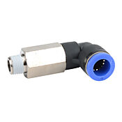 Pneumatic Push-to-connect Fitting: 5/pk, long elbow (PN# MEL12M-14R)