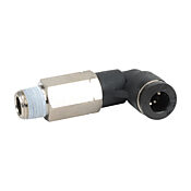 Pneumatic Push-to-connect Fitting: 5/pk, long elbow (PN# MEL14-18N)