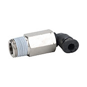 Pneumatic Push-to-connect Fitting: 5/pk, long elbow (PN# MEL18-18N)