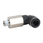 Pneumatic Push-to-connect Fitting: 5/pk, long elbow (PN# MEL38-18N)