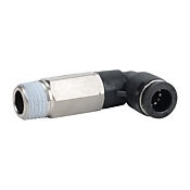 Pneumatic Push-to-connect Fitting: 5/pk, long elbow (PN# MEL516-14N)