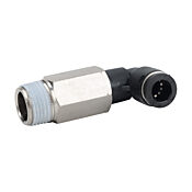 Pneumatic Push-to-connect Fitting: 5/pk, long elbow (PN# MEL516-38N)