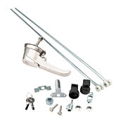 Защелка корпуса Hammond: для корпусов NEMA 4X высотой менее 60 дюймов (H) (PN# MHKL2SS)