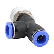 Pneumatic Push-to-connect Fitting: 5/pk, run tee (PN# MRT10M-12R)