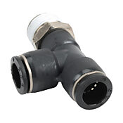 Pneumatic Push-to-connect Fitting: 5/pk, run tee (PN# MRT12-12N)