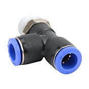 Pneumatic Push-to-connect Fitting: 5/pk, run tee (PN# MRT12M-12R)
