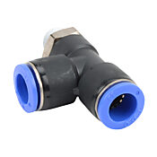 Pneumatic Push-to-connect Fitting: 5/pk, run tee (PN# MRT12M-14R)