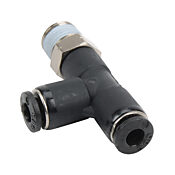 Pneumatic Push-to-connect Fitting: 5/pk, run tee (PN# MRT14-18N)