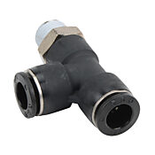 Pneumatic Push-to-connect Fitting: 5/pk, run tee (PN# MRT38-14N)