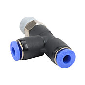 Pneumatic Push-to-connect Fitting: 5/pk, run tee (PN# MRT4M-18R)