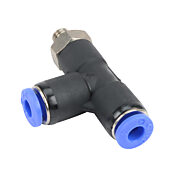 Pneumatic Push-to-connect Fitting: 5/pk, run tee (PN# MRT4M-M5)