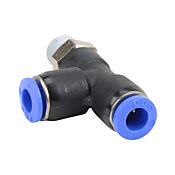 Pneumatic Push-to-connect Fitting: 5/pk, run tee (PN# MRT6M-18R)