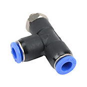 Pneumatic Push-to-connect Fitting: 5/pk, run tee (PN# MRT6M-M5)