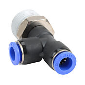 Pneumatic Push-to-connect Fitting: 5/pk, run tee (PN# MRT8M-12R)