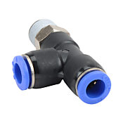 Pneumatic Push-to-connect Fitting: 5/pk, run tee (PN# MRT8M-14R)