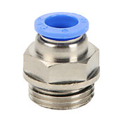 Pneumatic Push-to-connect Fitting: 5/pk, straight (PN# MS10M-12G)