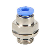 Pneumatic Push-to-connect Fitting: 5/pk, straight (PN# MS4M-18G)