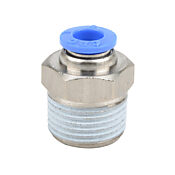 Pneumatic Push-to-connect Fitting: 5/pk, straight (PN# MS6M-38R)