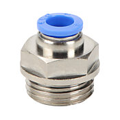 Pneumatic Push-to-connect Fitting: 5/pk, straight (PN# MS8M-12G)