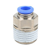 Pneumatic Push-to-connect Fitting: 5/pk, straight (PN# MS8M-12R)