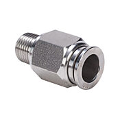 Pneumatic Push-to-connect Fitting: straight (PN# MS8M-18R-SS)