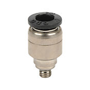 Pneumatic Push-to-connect Fitting: 5/pk, round straight (PN# MSR14-10N)