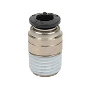 Pneumatic Push-to-connect Fitting: 5/pk, round straight (PN# MSR14-14N)