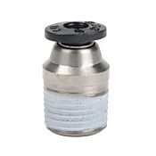 Pneumatic Push-to-connect Fitting: 5/pk, round straight (PN# MSR18-18N)