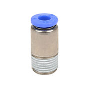 Pneumatic Push-to-connect Fitting: 5/pk, round straight (PN# MSR4M-18R)