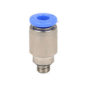Pneumatic Push-to-connect Fitting: 5/pk, round straight (PN# MSR4M-M5)