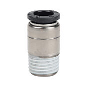 Pneumatic Push-to-connect Fitting: 5/pk, round straight (PN# MSR516-14N)