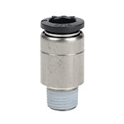 Pneumatic Push-to-connect Fitting: 5/pk, round straight (PN# MSR516-18N)