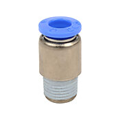 Pneumatic Push-to-connect Fitting: 5/pk, round straight (PN# MSR6M-18R)