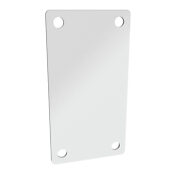 Subpanel: 4.25 x 2.25in, 16 gauge, carbon steel (PN# N1JP64)