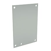 Subpanel: 6.25 x 4.25in, 14 gauge, carbon steel (PN# N1P0608)