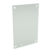 Subpanel: 6.25 x 4.25in, 14 gauge, galvanized steel (PN# N1P0608G)