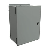 Enclosure: 16 x 12 x 8in, wall mount, carbon steel (PN# N1WS16128)