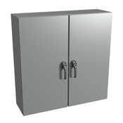 Корпус: 42 x 42 x 12 дюймов, настенное крепление, углеродистая сталь (PN# N412D424212C)