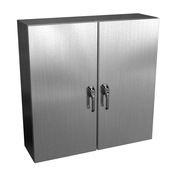 Корпус: 42 x 42 x 12 дюймов, настенное крепление, нержавеющая сталь 304 (PN# N412D424212SSC)