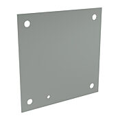 Subpanel: 9 x 9in, 12 gauge, galvanized steel (PN# NP1212G)