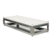 Roof/base Set: 1000 x 400mm (WxD), carbon steel (PN# OKKTB1040)