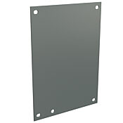 Subpanel: 6.88 x 4.88in, 14 gauge, carbon steel (PN# P0806)