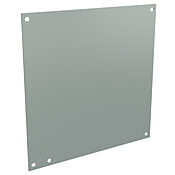 Subpanel: 8.88 x 8.88in, 14 gauge, galvanized steel (PN# P1010G)