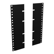 Панель редуктора стойки Hammond: 4 шт/уп, 6U, от 24 до 19 дюймов (PN# PBAS19010BK2)