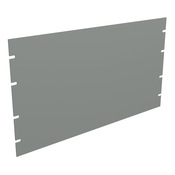 Панель стойки Hammond: 6U, углеродистая сталь (PN# PBPS19010GY2)