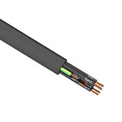 Flexible Multi-conductor Power/control Cable: 14 AWG, cut to length (PN# PMTC-14U-9BK-1)