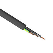 Flexible Multi-conductor Power/control Cable: 16 AWG, cut to length (PN# PMTC-16U-3BK-1)