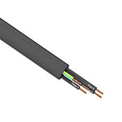 Flexible Multi-conductor Power/control Cable: 18 AWG, cut to length (PN# PMTC-18U-5BK-1)
